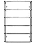 Полотенцесушитель водяной Deffi Стандарт П6 400х800 боковое правое подключение хром C.SS.80.40.6.C.C