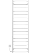 Електрична сушарка для рушників Deffi Трапеція П16 500х1700 ліве підключення WD03 білий C.TR.170.50.16.E.W.L.3