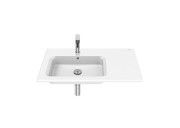 Раковина для ванной Roca Gap Pro Slim 80х46 см сантехническая керамика белый A3279A6000