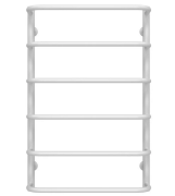 Полотенцесушитель водяной Deffi Стандарт П6 500х800 боковое правое подключение белый C.SS.80.50.6.W.C