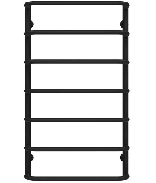 Полотенцесушитель водяной Deffi Стандарт П7 500х900 нижнее подключение черный C.SS.90.50.7.B.A