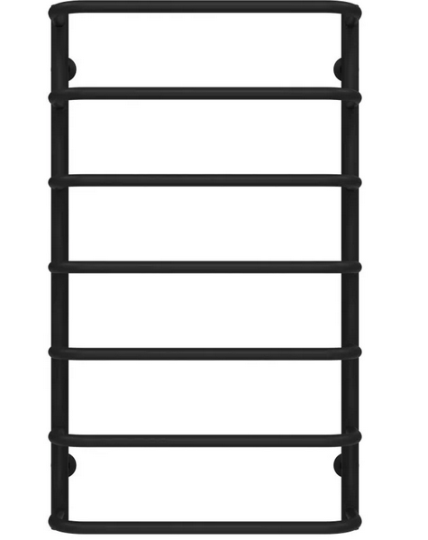 Полотенцесушитель водяной Deffi Стандарт П7 500х900 боковое левое подключение черный C.SS.90.50.7.B.B