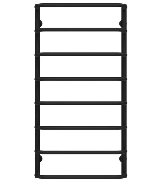 Полотенцесушитель водяной Deffi Стандарт П8 500х1000 боковое правое подключение черный C.SS.100.50.8.B.C
