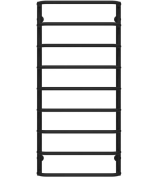 Полотенцесушитель водяной Deffi Стандарт П9 500х1100 нижнее подключение черный C.SS.110.50.9.B.A