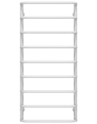 Полотенцесушитель водяной Deffi Стандарт П9 500х1100 боковое левое подключение белый C.SS.110.50.9.W.B