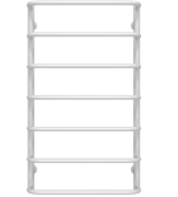 Сушка для рушників водяна Deffi Стандарт П7 500х900 нижнє підключення білий C.SS.90.50.7.W.A