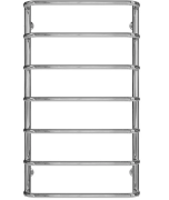 Полотенцесушитель водяной Deffi Стандарт П7 500х900 боковое левое подключение хром C.SS.90.50.7.C.B