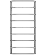 Полотенцесушитель водяной Deffi Стандарт П9 500х1100 боковое левое подключение хром C.SS.110.50.9.C.B