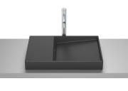 Раковина для ванної Roca Horizon Dash 60х38 см сантехнічна кераміка чорний матовий A32727908B