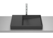 Раковина для ванної Roca Horizon Dash 60х38 см сантехнічна кераміка чорний матовий A32727908B