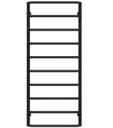 Сушка для рушників водяна Deffi Стандарт П10 500х1200 нижнє підключення чорний C.SS.120.50.10.B.A