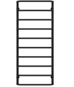 Сушка для рушників водяна Deffi Стандарт П10 500х1200 бічне ліве підключення чорний C.SS.120.50.10.B.B