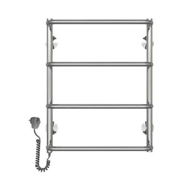 Электрический полотенцесушитель Deffi Стандарт П4 400х600 левое подключение хром C.SS.60.40.4.E.C.L.5