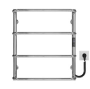 Электрический полотенцесушитель Deffi Стандарт П4 400х600 правое подключение JD03 хром C.SS.60.40.4.E.C.R.1