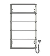 Электрический полотенцесушитель Deffi Стандарт П6 400х800 правое подключение хром C.SS.80.40.6.E.C.R.5