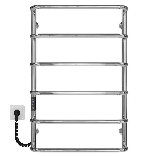 Електрична сушарка для рушників Deffi Стандарт П6 400х800 ліве підключення JD03 хром C.SS.80.40.6.E.C.L.1