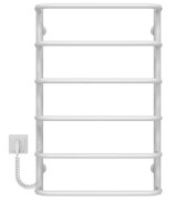 Електрична сушарка для рушників Deffi Стандарт П6 400х800 ліве підключення WD03 білий C.SS.80.40.6.E.W.L.3