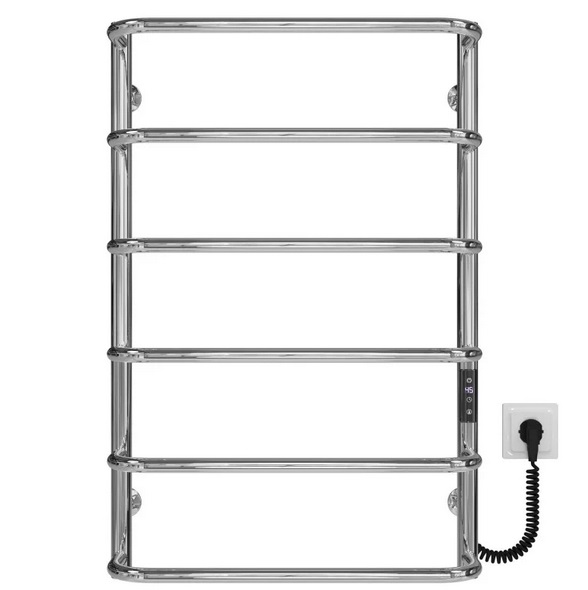 Электрический полотенцесушитель Deffi Стандарт П6 400х800 правое подключение JD03 хром C.SS.80.40.6.E.C.R.1