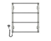 Электрический полотенцесушитель Deffi Стандарт П4 500х600 левое подключение хром C.SS.60.50.4.E.C.L.5