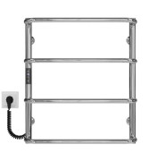 Электрический полотенцесушитель Deffi Стандарт П4 500х600 левое подключение JD03 хром C.SS.60.50.4.E.C.L.1