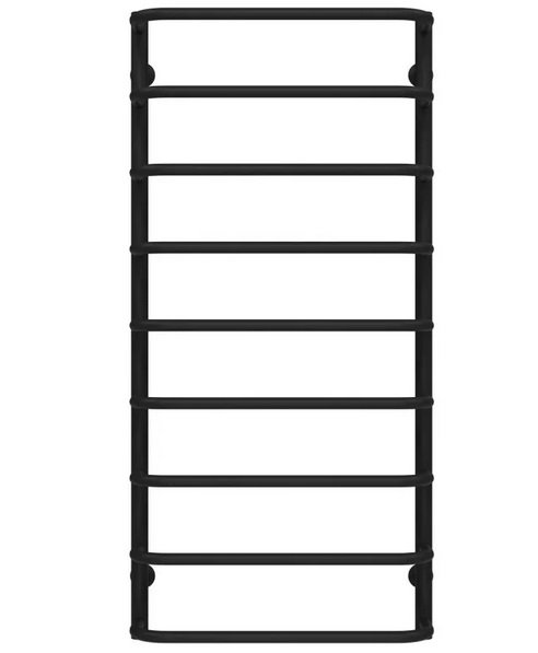 Полотенцесушитель водяной Deffi Стандарт П9 500х1100 боковое левое подключение черный C.SS.110.50.9.B.B