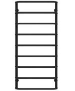 Полотенцесушитель водяной Deffi Стандарт П9 500х1100 боковое правое подключение черный C.SS.110.50.9.B.C