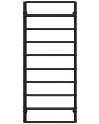 Полотенцесушитель водяной Deffi Стандарт П10 500х1200 боковое правое подключение черный C.SS.120.50.10.B.C