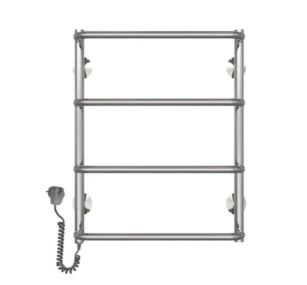 Електрична сушарка для рушників Deffi Стандарт П4 400х600 ліве підключення хром C.SS.60.40.4.E.C.L.5