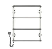 Електрична сушарка для рушників Deffi Стандарт П4 400х600 ліве підключення хром C.SS.60.40.4.E.C.L.5