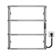 Электрический полотенцесушитель Deffi Стандарт П4 400х600 правое подключение JD03 хром C.SS.60.40.4.E.C.R.1