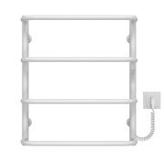 Электрический полотенцесушитель Deffi Стандарт П4 400х600 правое подключение WD03 белый C.SS.60.40.4.E.W.R