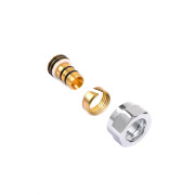 Адаптер на металлопластик Теrma M22x1,5 CYLINDER хром TGACR011