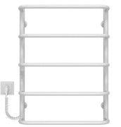 Электрический полотенцесушитель Deffi Стандарт П5 500х700 левое подключение WD03 белый C.SS.70.50.5.E.W.L.3