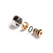 Адаптер на металлопластик Теrma 24X19 CYLINDER хром TGACR019