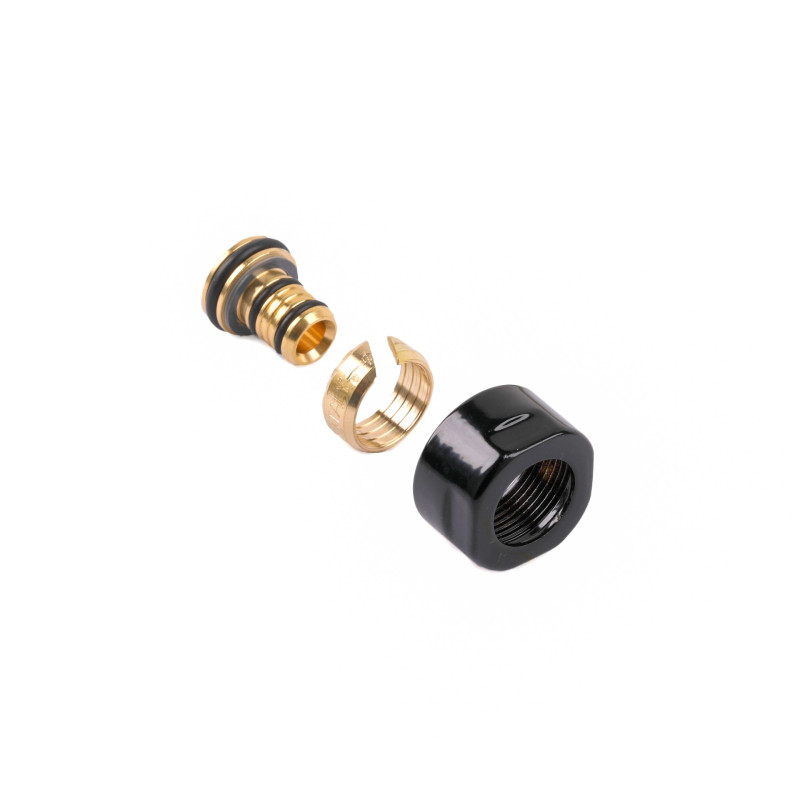 Адаптер на металлопластик Теrma 24X19 CYLINDER черный TGACZ001