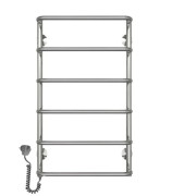 Электрический полотенцесушитель Deffi Стандарт П6 500х800 левое подключение хром C.SS.80.50.6.E.C.L.5