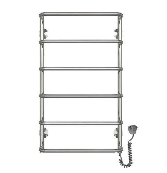 Электрический полотенцесушитель Deffi Стандарт П6 500х800 правое подключение хром C.SS.80.50.6.E.C.R.5