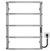 Электрический полотенцесушитель Deffi Стандарт П5 500х700 правое подключение JD03 хром C.SS.70.50.5.E.C.R.1