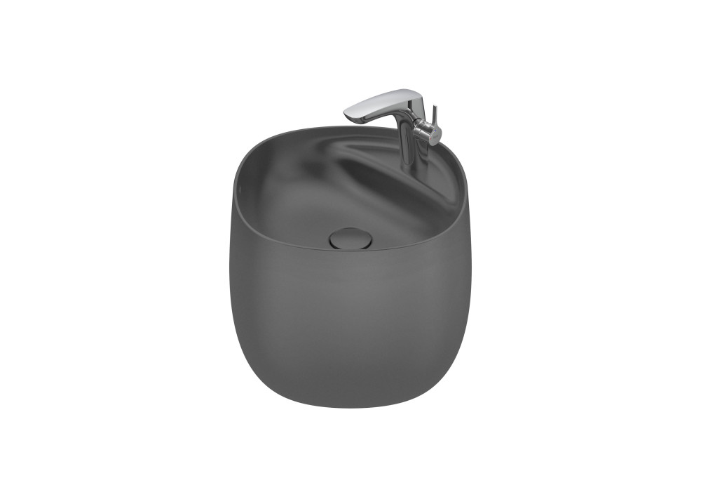 Раковина для ванної Roca Beyond 46х47 см Fineceramic® онікс A3270B1640