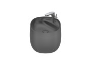 Раковина для ванной Roca Beyond 46х47 см Fineceramic® оникс A3270B1640