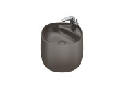 Раковина для ванной Roca Beyond 46х47 см Fineceramic® кофейный A3270B1660