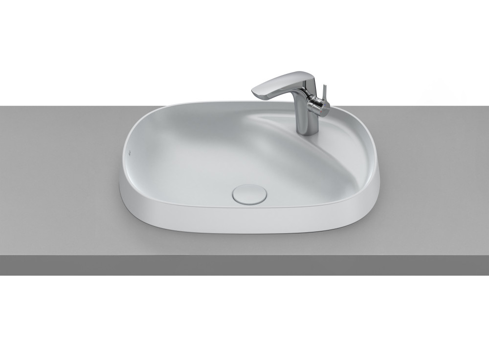 Раковина для ванної Roca Beyond 58,5х45 см Fineceramic® перлинний A3270B6630