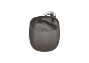 Раковина для ванной Roca Beyond 46х47 см Fineceramic® кофейный A3270B1660