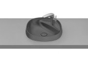 Раковина для ванної Roca Beyond 45х45 см Fineceramic® онікс A3270B7640