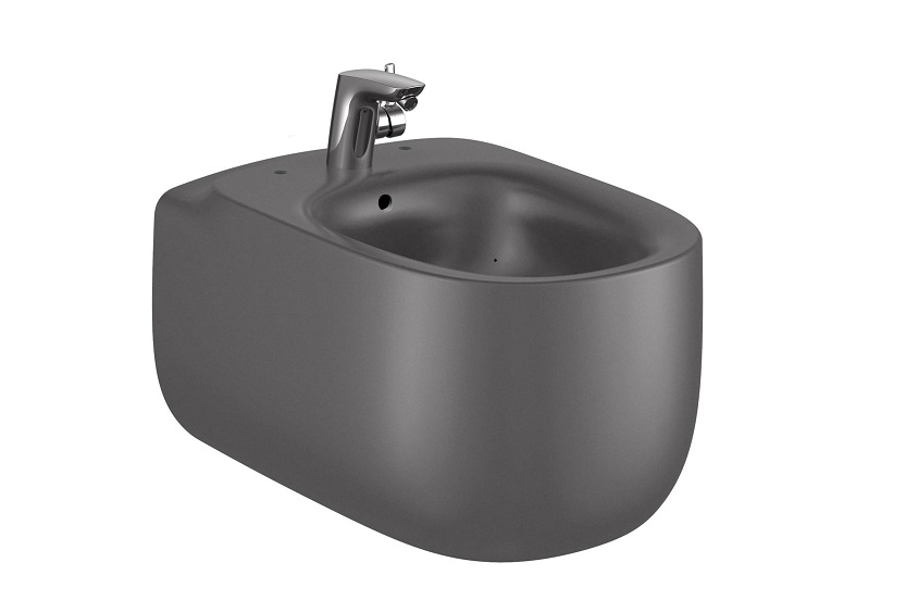 Биде подвесное Roca Beyond 39,5х58 см сантехническая керамика оникс A3570B5640