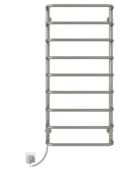 Электрический полотенцесушитель Deffi Стандарт П9 500х1100 левое подключение хром C.SS.110.50.9.E.C.L.5