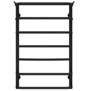Полотенцесушитель водяной Deffi Юность П7 400х800 нижнее подключение черный C.YU.80.40.7.B.A