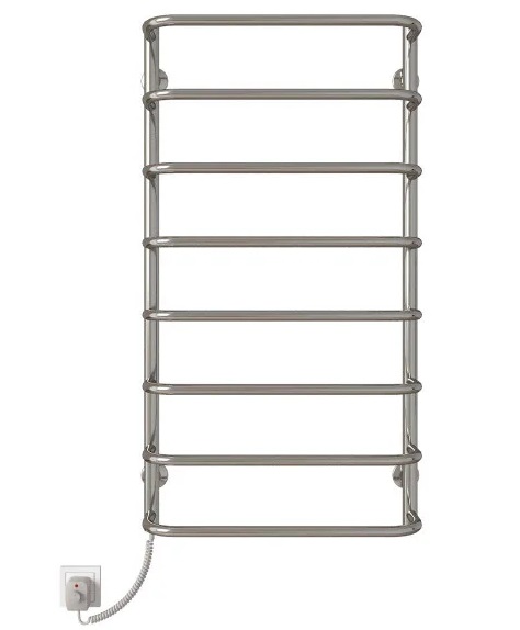 Электрический полотенцесушитель Deffi Стандарт П8 500х1000 левое подключение хром C.SS.100.50.8.E.C.L.5