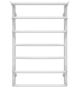 Полотенцесушитель водяной Deffi Юность П7 400х800 боковое левое подключение белый C.YU.80.40.7.W.B