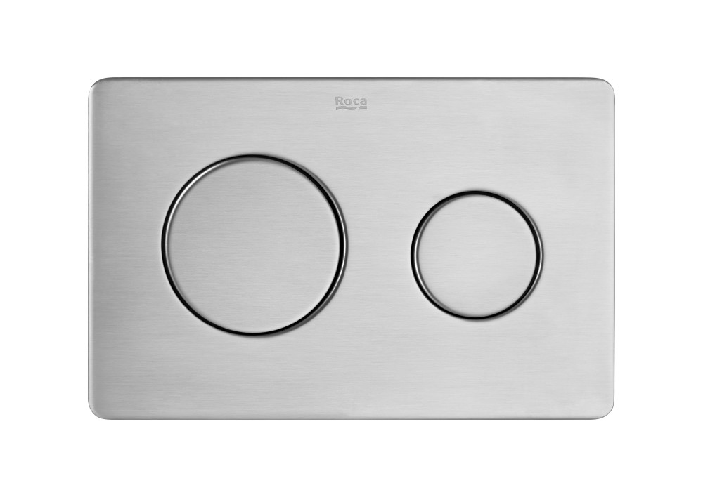 Кнопка смыва Roca PL10 антивандальная двойной смыв нержавеющая сталь A890189304